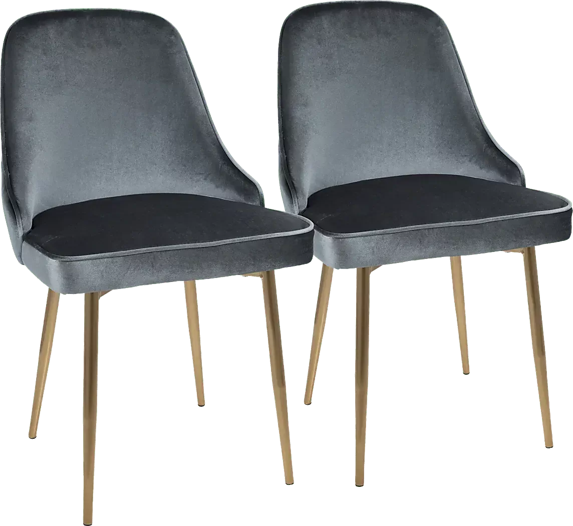 ClovisBlueDiningChair,Setof2