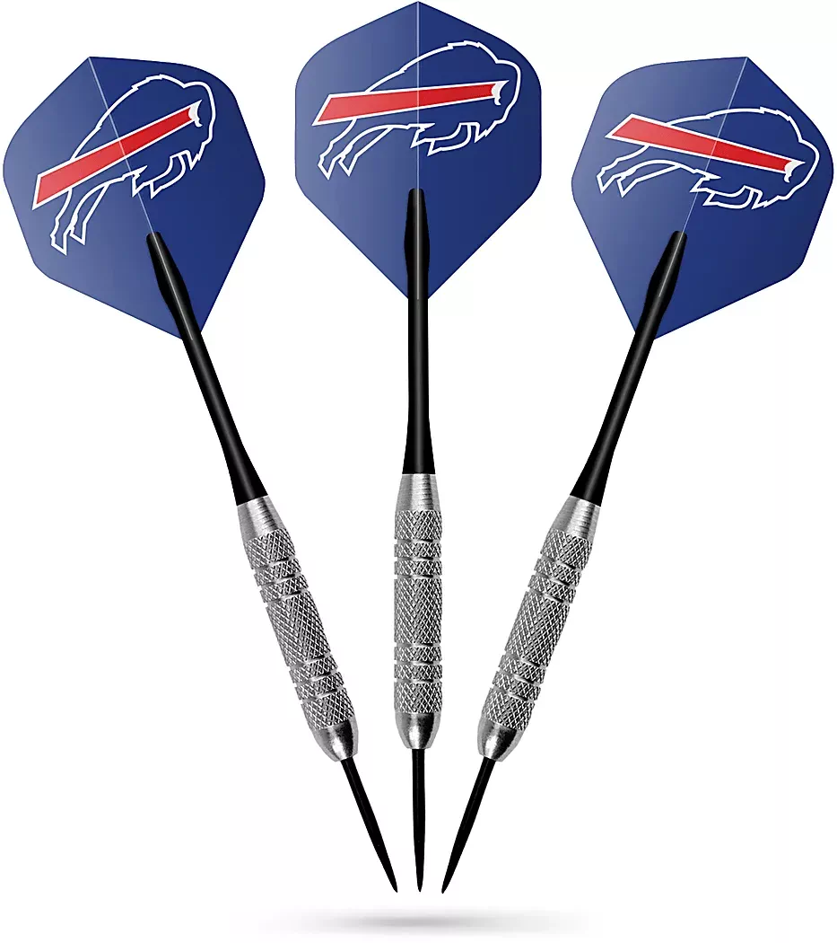 BuffaloBillsBlackDartboardSet 6 BuffaloBillsBlackDartboardSet