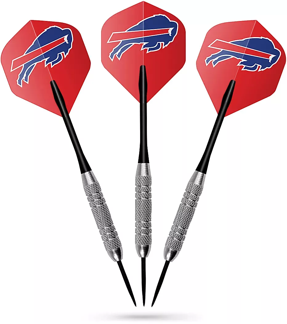 BuffaloBillsBlackDartboardSet 7 BuffaloBillsBlackDartboardSet