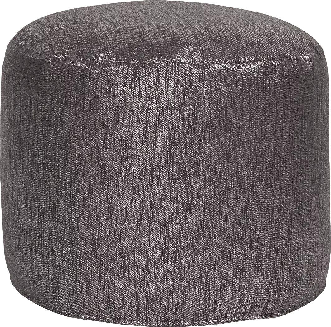 MarbeeDarkGrayPouf