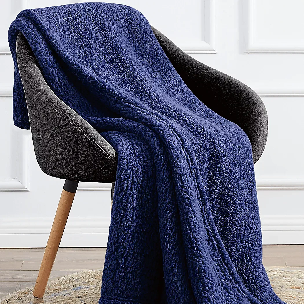 KidsPlushCloudNavyTwinXLBlanket 2 KidsPlushCloudNavyTwinXLBlanket