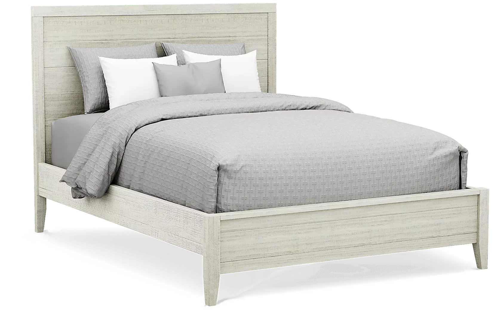 PalmGroveWhite7PcQueenPanelBedroom 2 PalmGroveWhite3PcQueenPanelBed