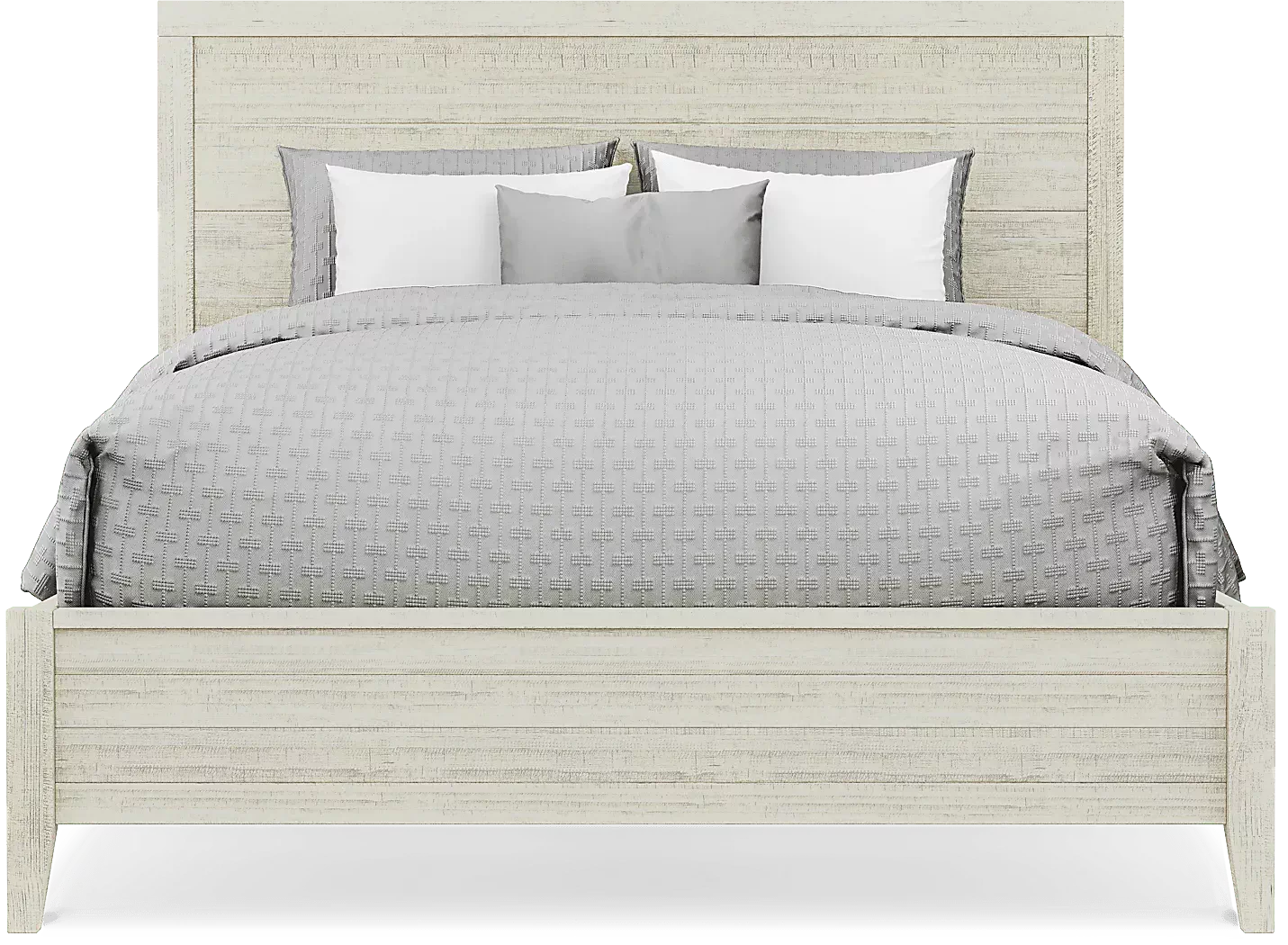PalmGroveWhite7PcQueenPanelBedroom 3 PalmGroveWhite3PcQueenPanelBed