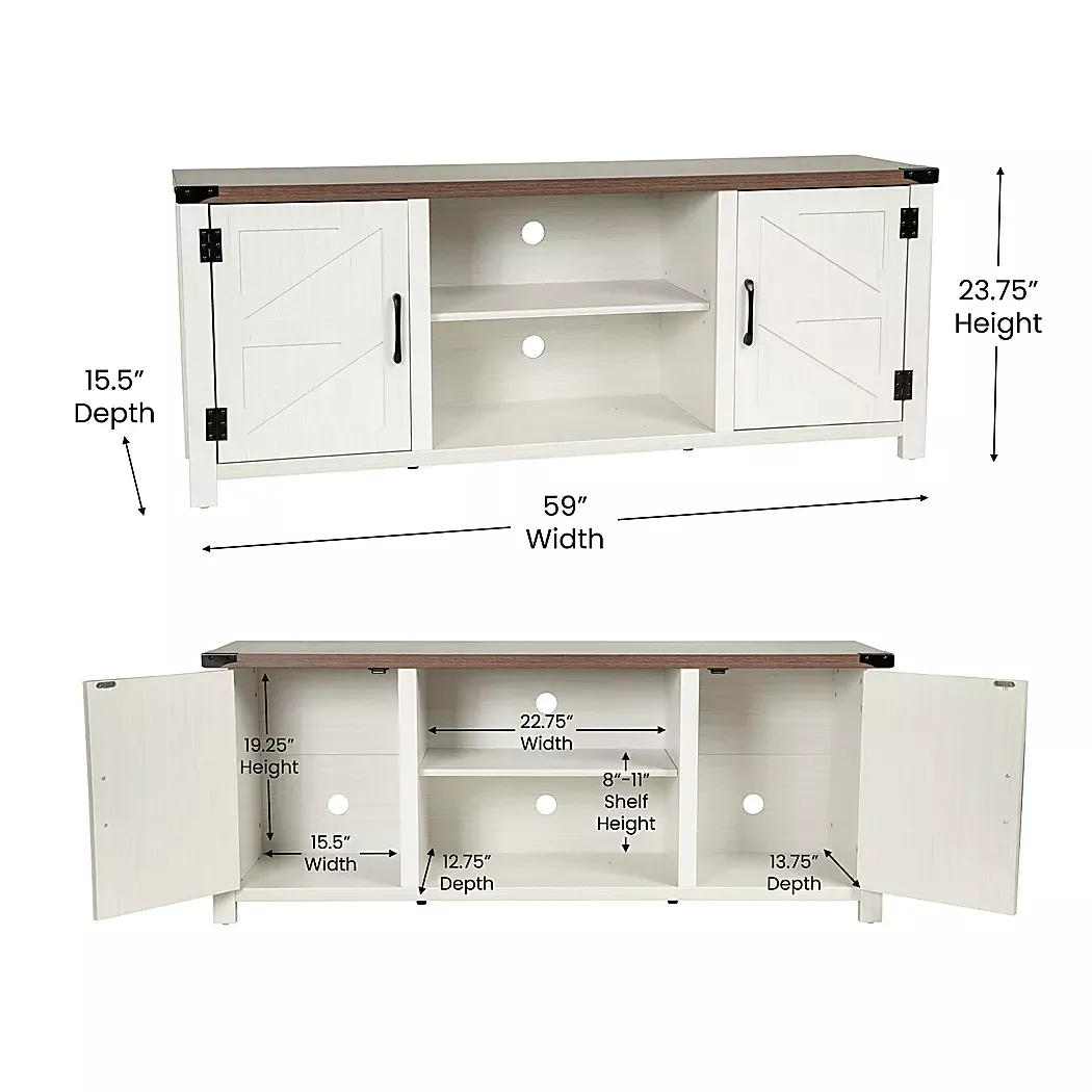 RitheraWhite59TVConsole 11 RitheraWhite59TVConsole