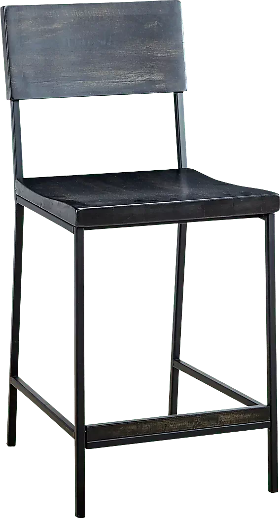DuffieldBlackCounterHeightStool 1 DuffieldBlackCounterHeightStool