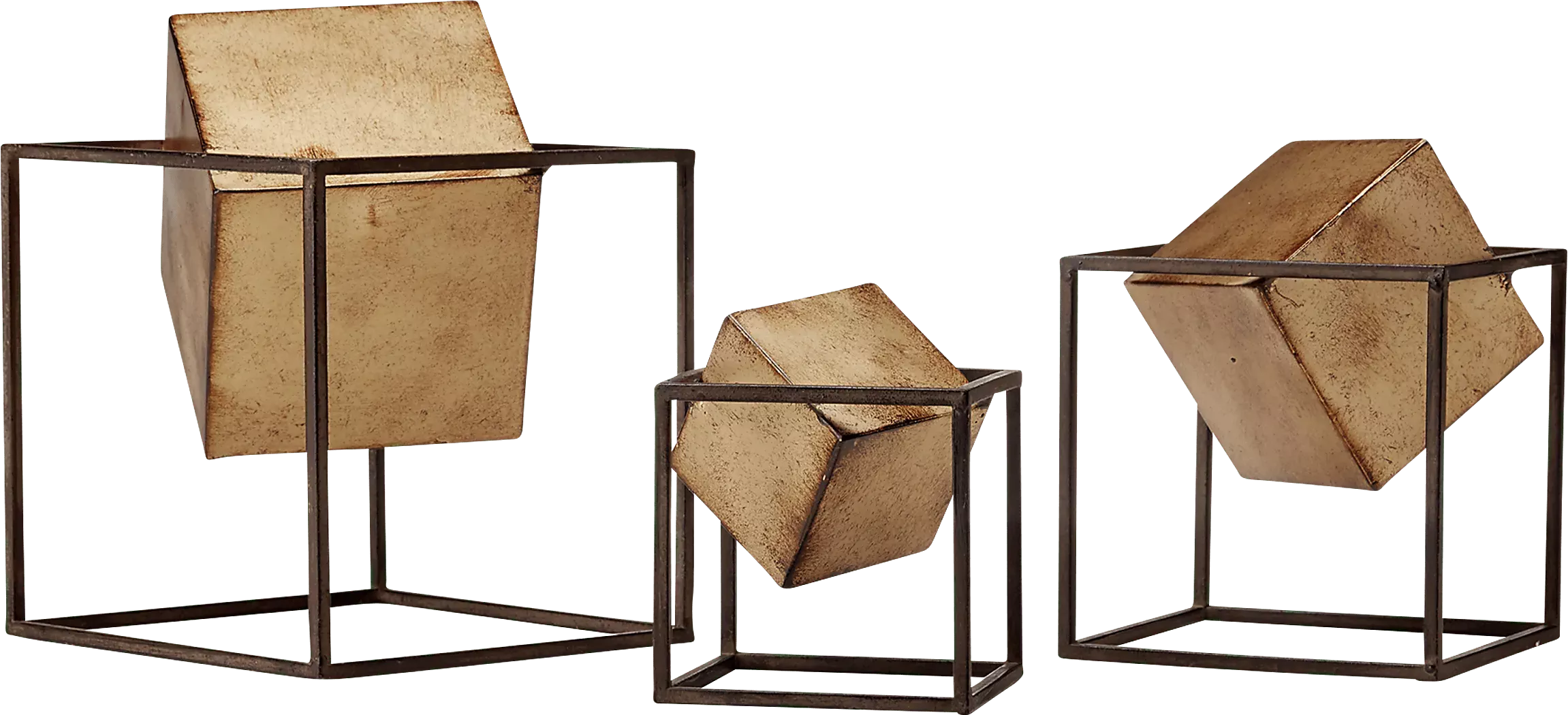 ShoshoneBlackCubeDecor,Setof3 1 ShoshoneBlackCubeDecor,Setof3