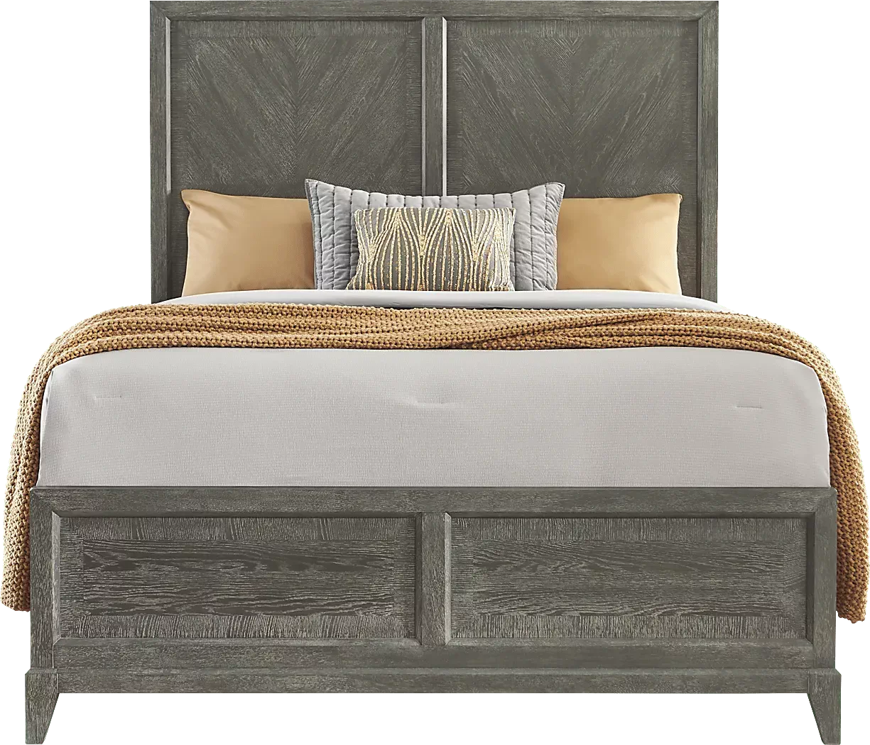 KaileyParkCharcoal7PcQueenPanelBedroom 2 KaileyParkCharcoal3PcQueenPanelBed