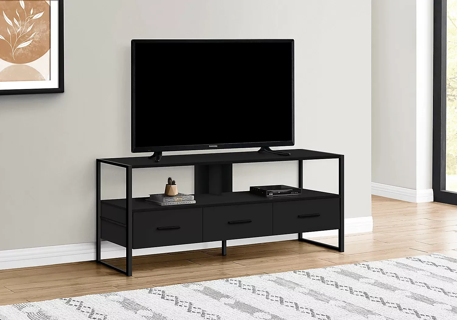 TwilleyBlack49in.Console 3 TwilleyBlack49in.Console