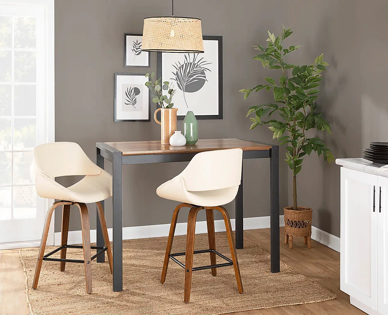 IrenorCreamCounterHeightStool,Setof2 8 IrenorCreamCounterHeightStool,Setof2
