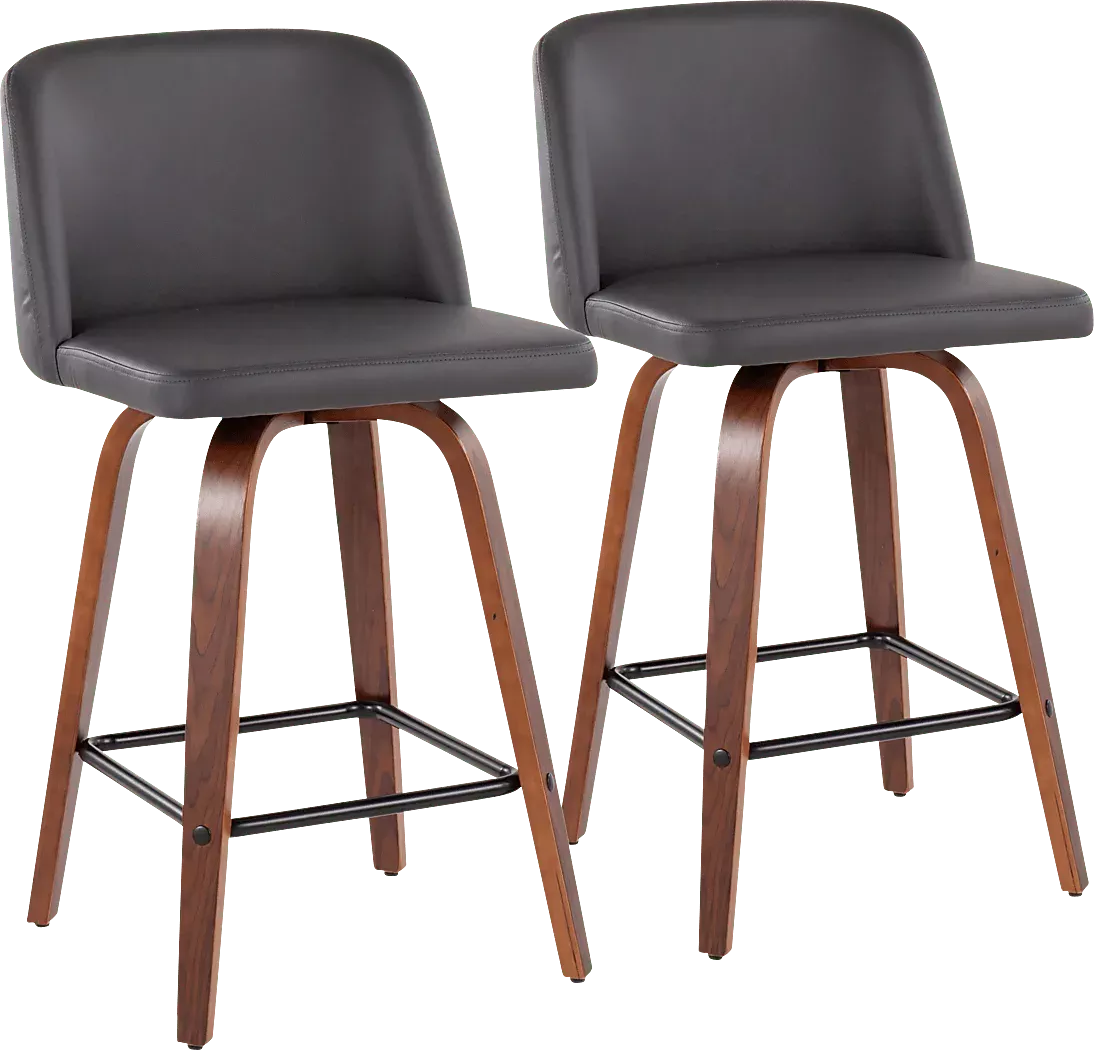 EnoraAnnGrayCounterHeightStool,Setof2 1 EnoraAnnGrayCounterHeightStool,Setof2