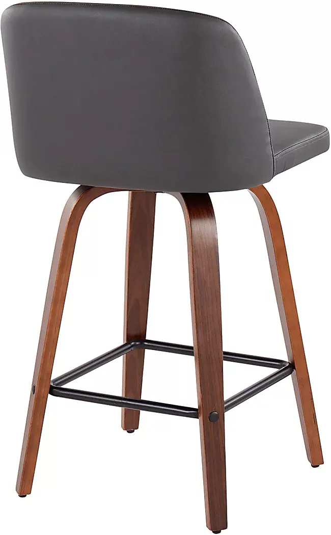 EnoraAnnGrayCounterHeightStool,Setof2 4 EnoraAnnGrayCounterHeightStool,Setof2