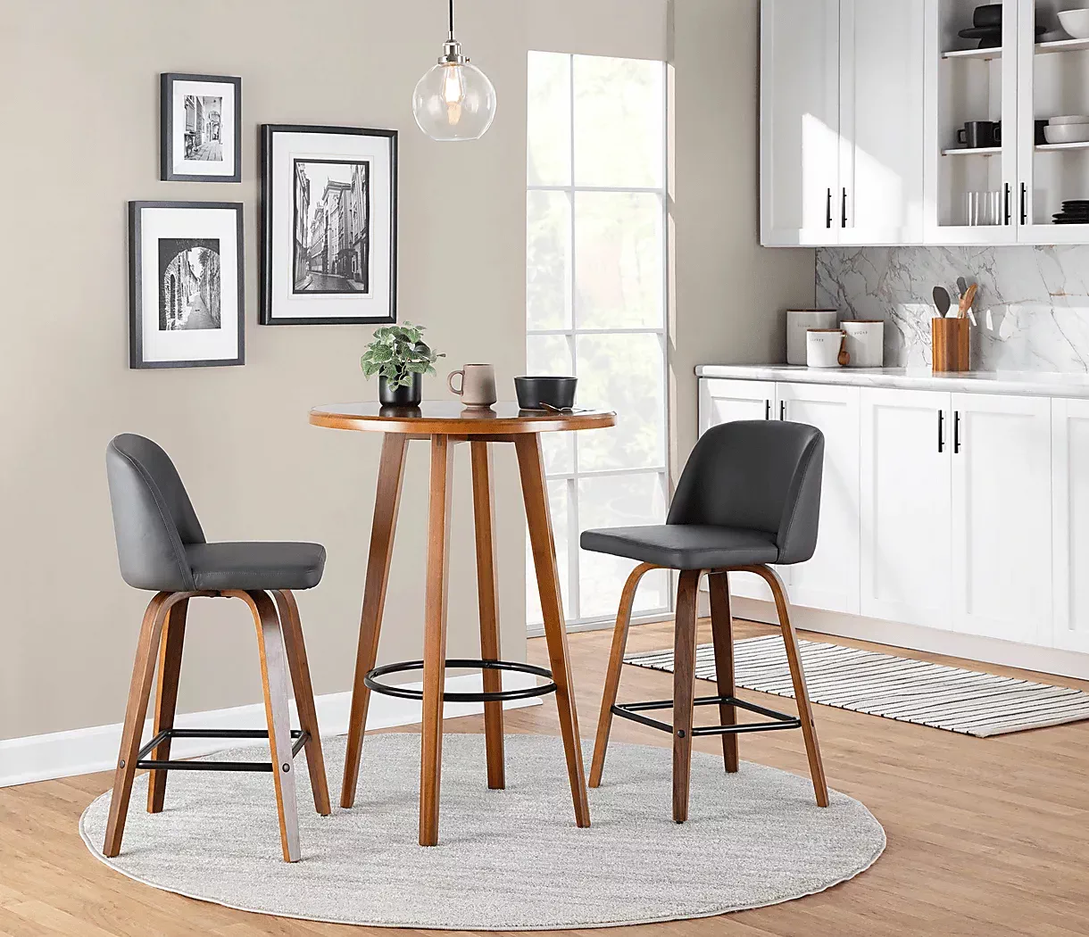 EnoraAnnGrayCounterHeightStool,Setof2 8 EnoraAnnGrayCounterHeightStool,Setof2