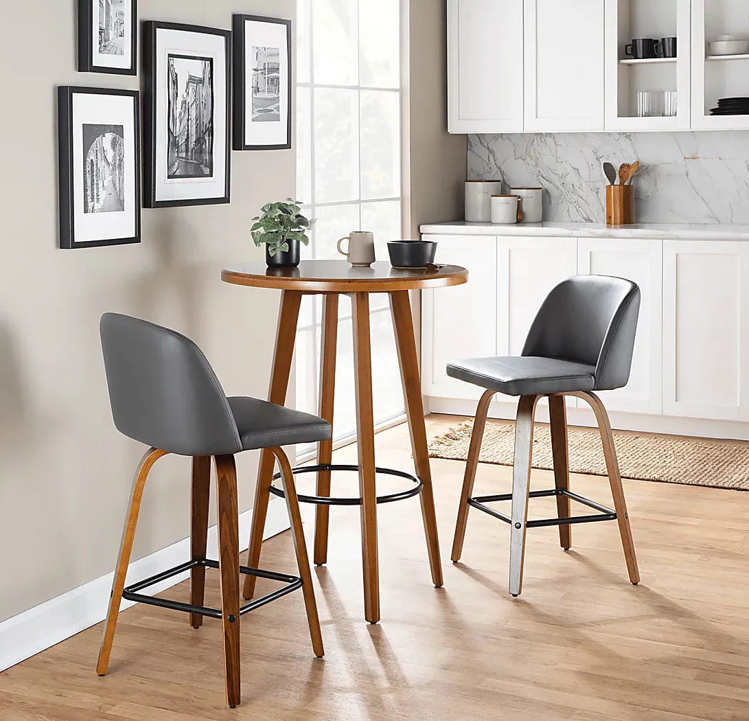 EnoraAnnGrayCounterHeightStool,Setof2 9 EnoraAnnGrayCounterHeightStool,Setof2