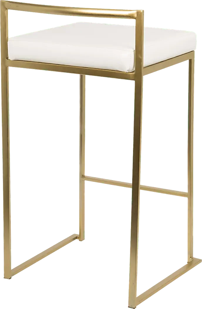 SoraWhiteGoldUltraHydeCounterHeightStool(Setof2) 2 SoraWhiteGoldUltraHydeCounterHeightStool(Setof2)