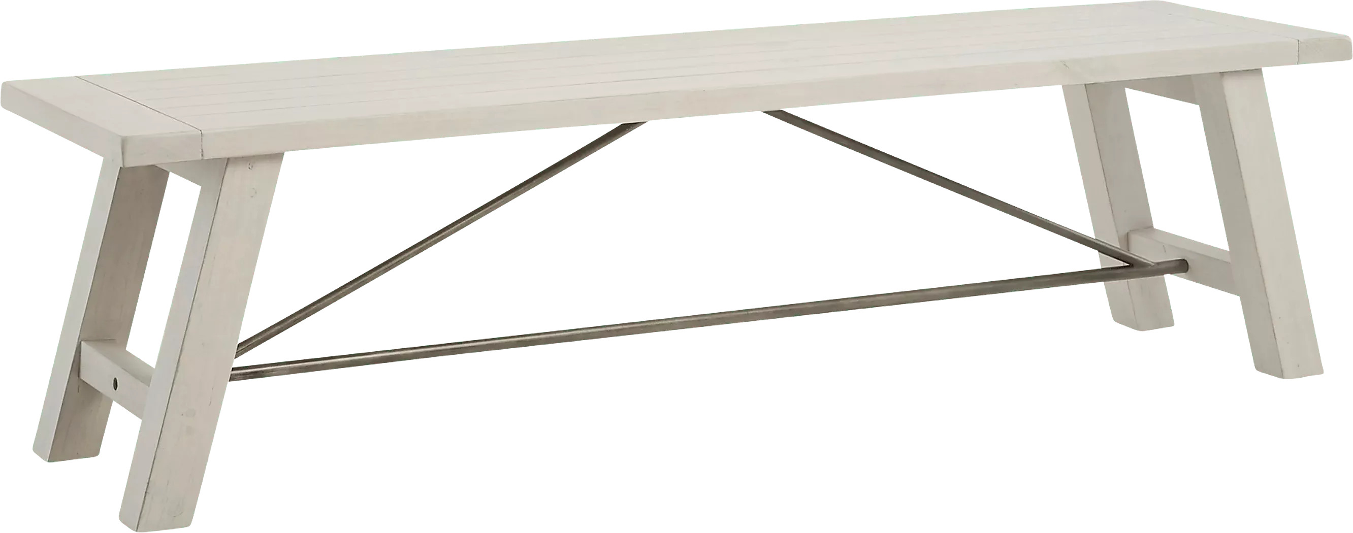 SangamonWhiteDiningBench 1 SangamonWhiteDiningBench