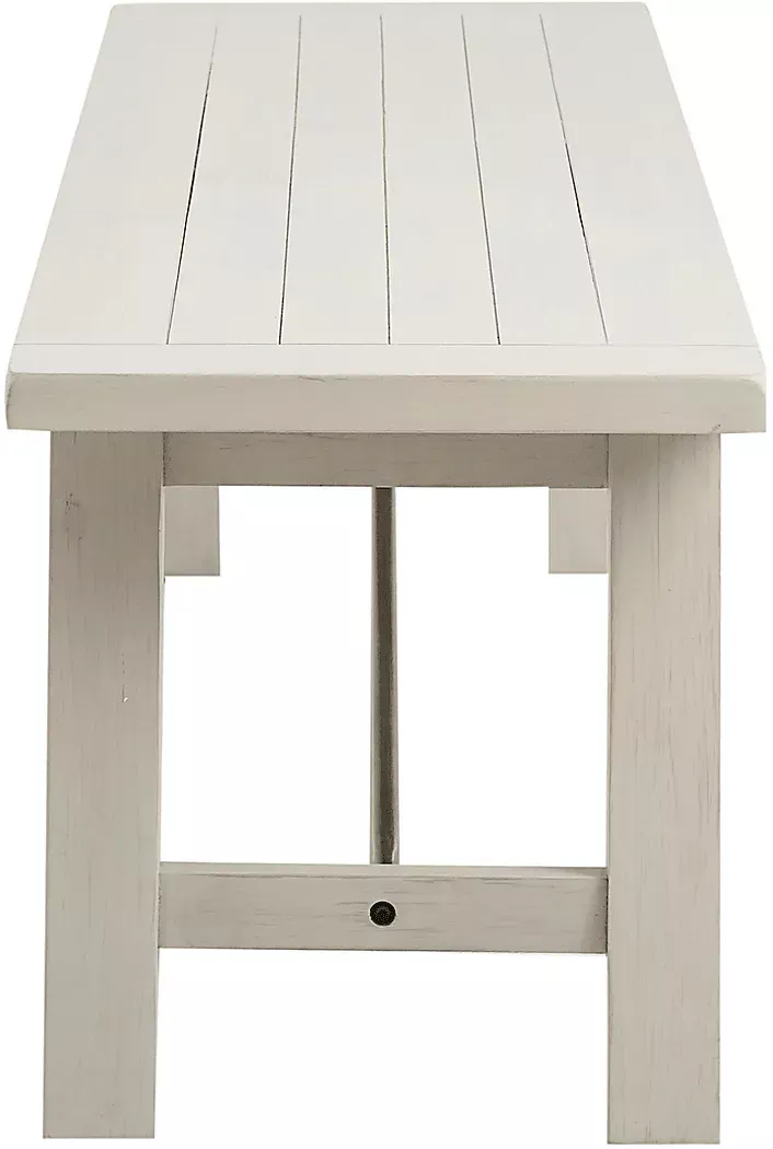SangamonWhiteDiningBench 3 SangamonWhiteDiningBench