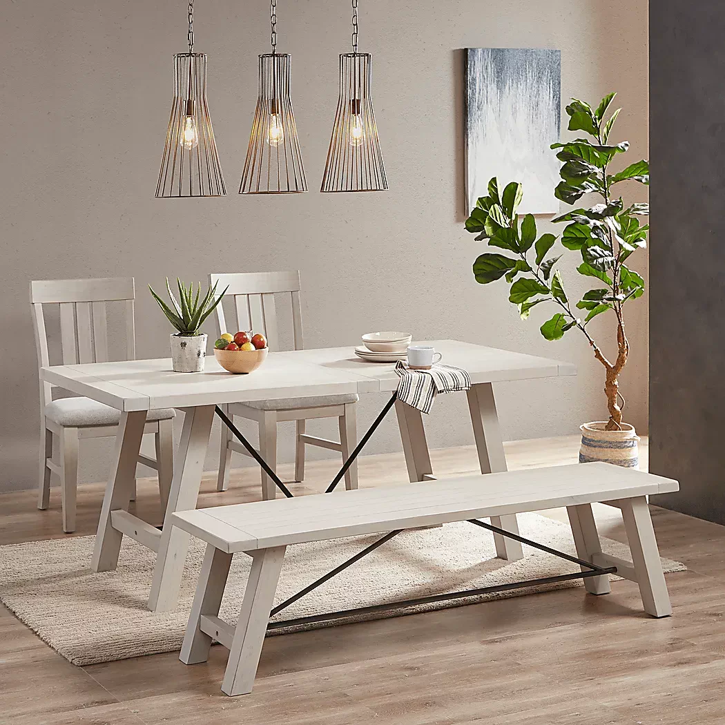 SangamonWhiteDiningBench 8 SangamonWhiteDiningBench