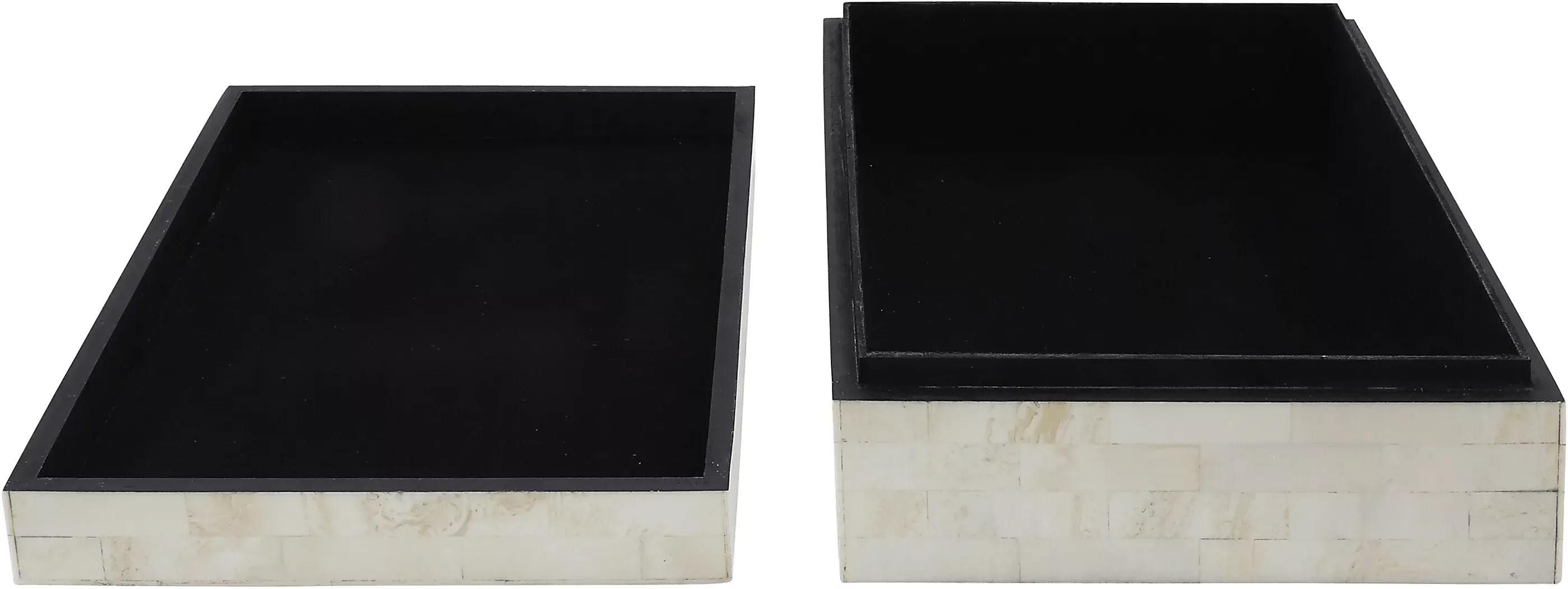 TallapoosaWhiteDecorativeBox,Setof2 4 TallapoosaWhiteDecorativeBox,Setof2