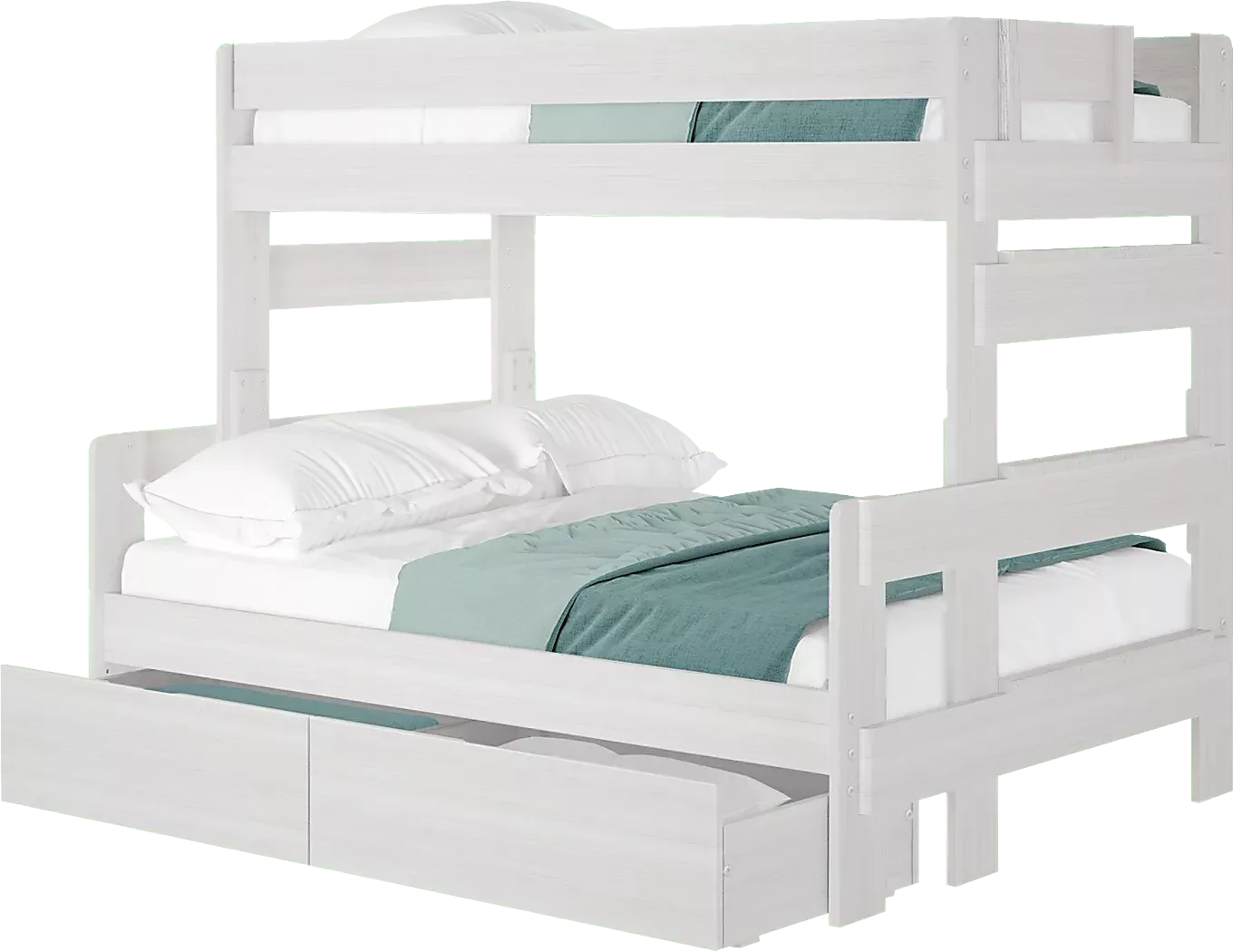 KidsEastwickWhiteTwin/FullBunkBedwithStorageDrawers 2 KidsEastwickWhiteTwin/FullBunkBedwithStorageDrawers