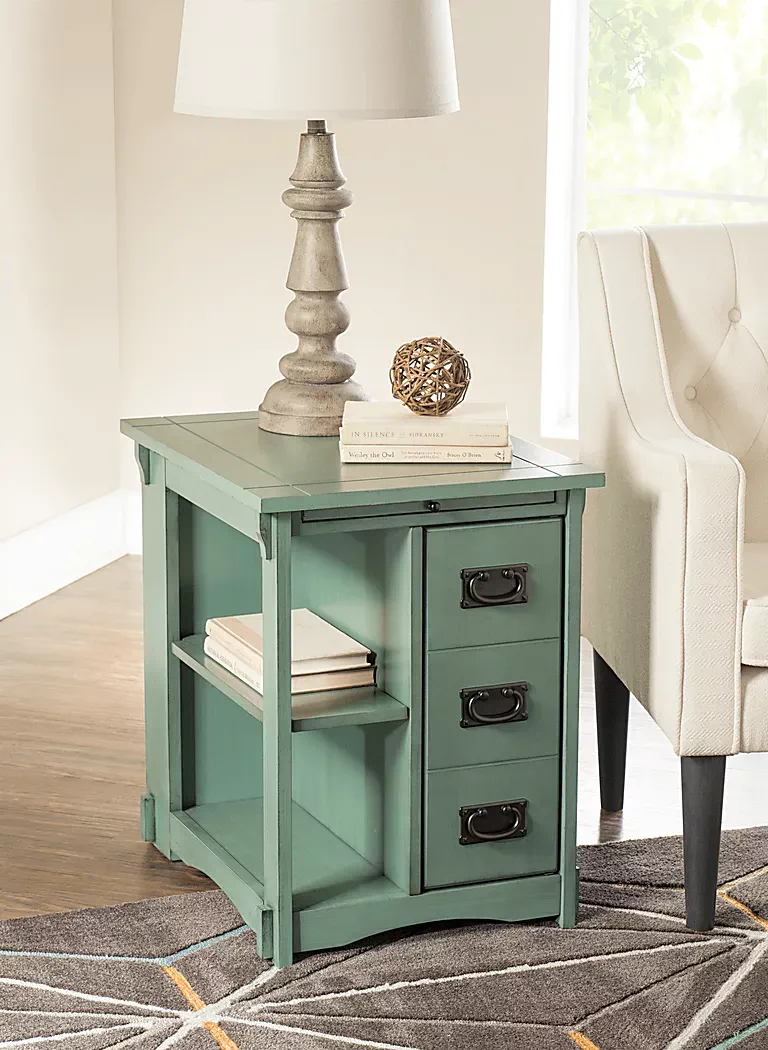 KeturaTealEndTable 2 KeturaTealEndTable