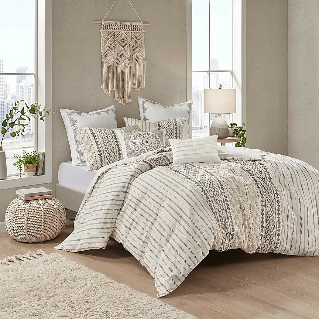 PlaenIvory3PcFull/QueenDuvetSet 1 PlaenIvory3PcFull/QueenDuvetSet