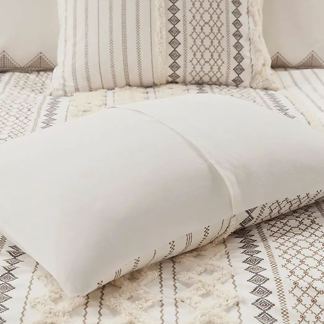 PlaenIvory3PcFull/QueenDuvetSet 8 PlaenIvory3PcFull/QueenDuvetSet