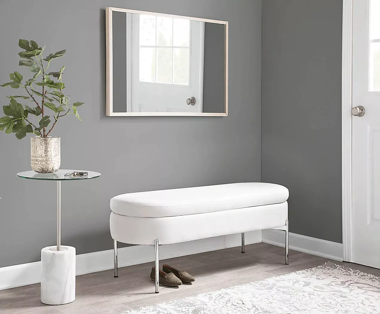 AvasteleWhiteAccentBench 5 AvasteleWhiteAccentBench