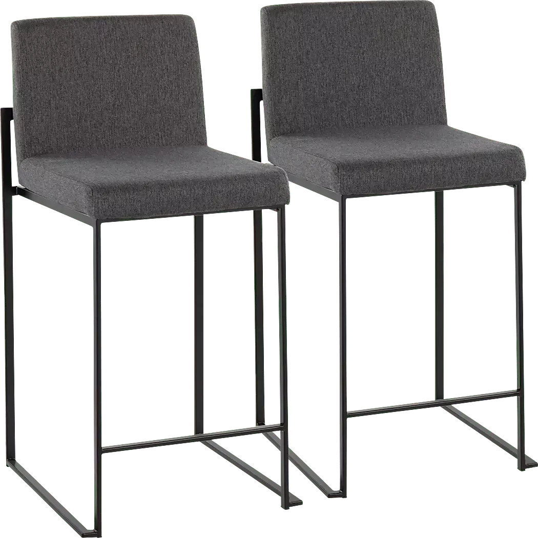 LesernaIIICharcoalCounterHeightStool,Setof2 1 LesernaIIICharcoalCounterHeightStool,Setof2