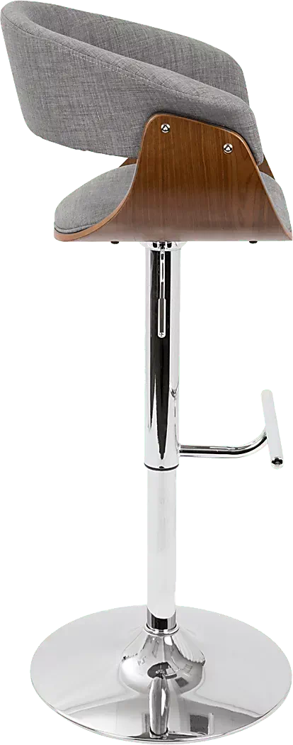 VintageModGrayAdjustableBarstool 3 VintageModGrayAdjustableBarstool