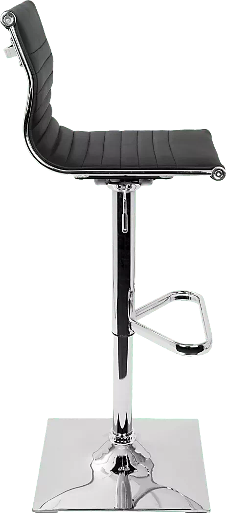 HampdenBlackChromeAdjustableSwivelBarstool 4 HampdenBlackChromeAdjustableSwivelBarstool