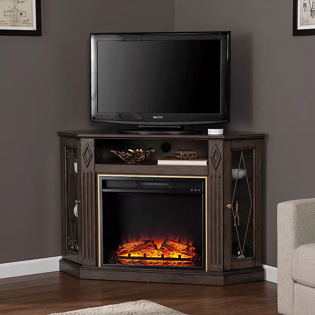 BrockdellVBrown48in.ConsolewithElectricFireplace 3 BrockdellVBrown48in.ConsolewithElectricFireplace