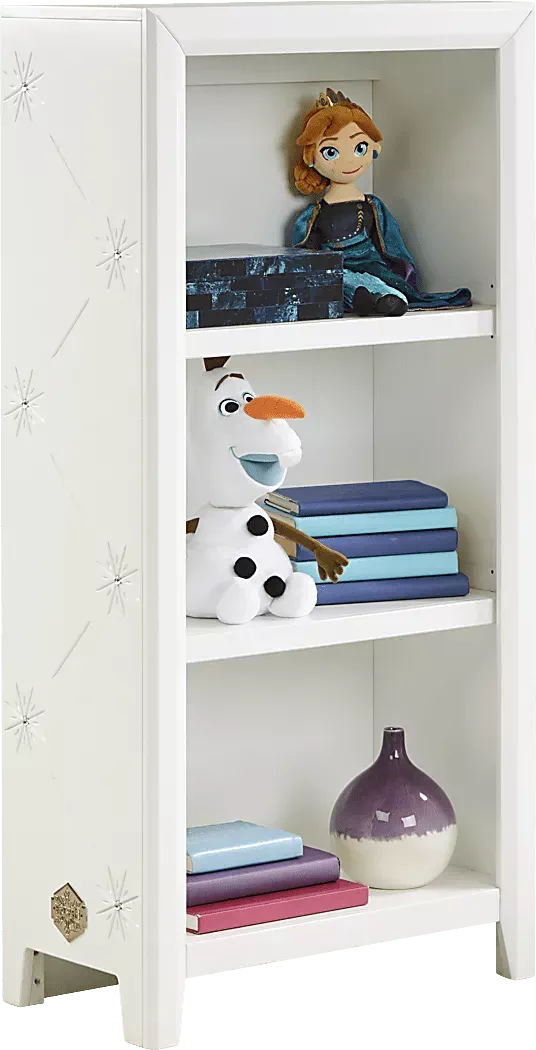 DisneyFrozenIceWhiteBookcase 3 DisneyFrozenIceWhiteBookcase