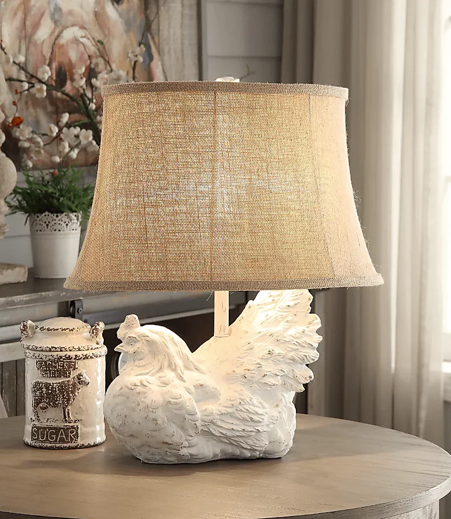 SpringChickenWhiteTableLamps,Setof2 2 SpringChickenWhiteTableLamps,Setof2