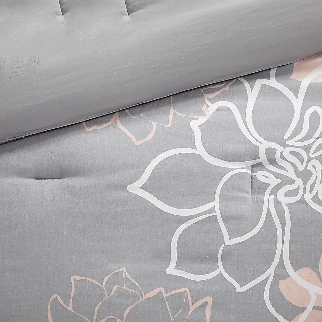 CabildoGrayBlush7PcCaliforniaKingComforterSet 8 CabildoGrayBlush7PcCaliforniaKingComforterSet
