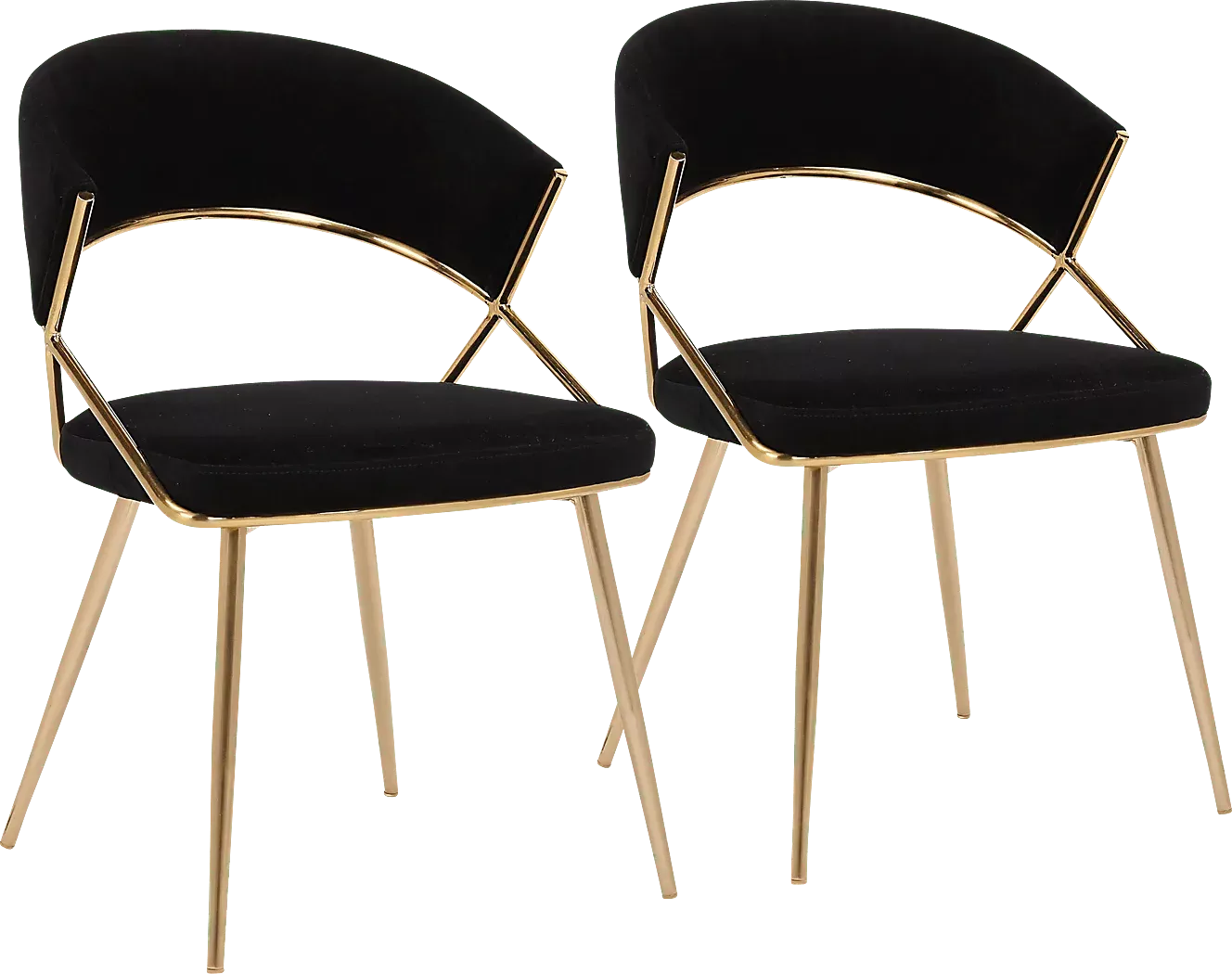 ReverrendBlackSideChair,Setof2 1 ReverrendBlackSideChair,Setof2