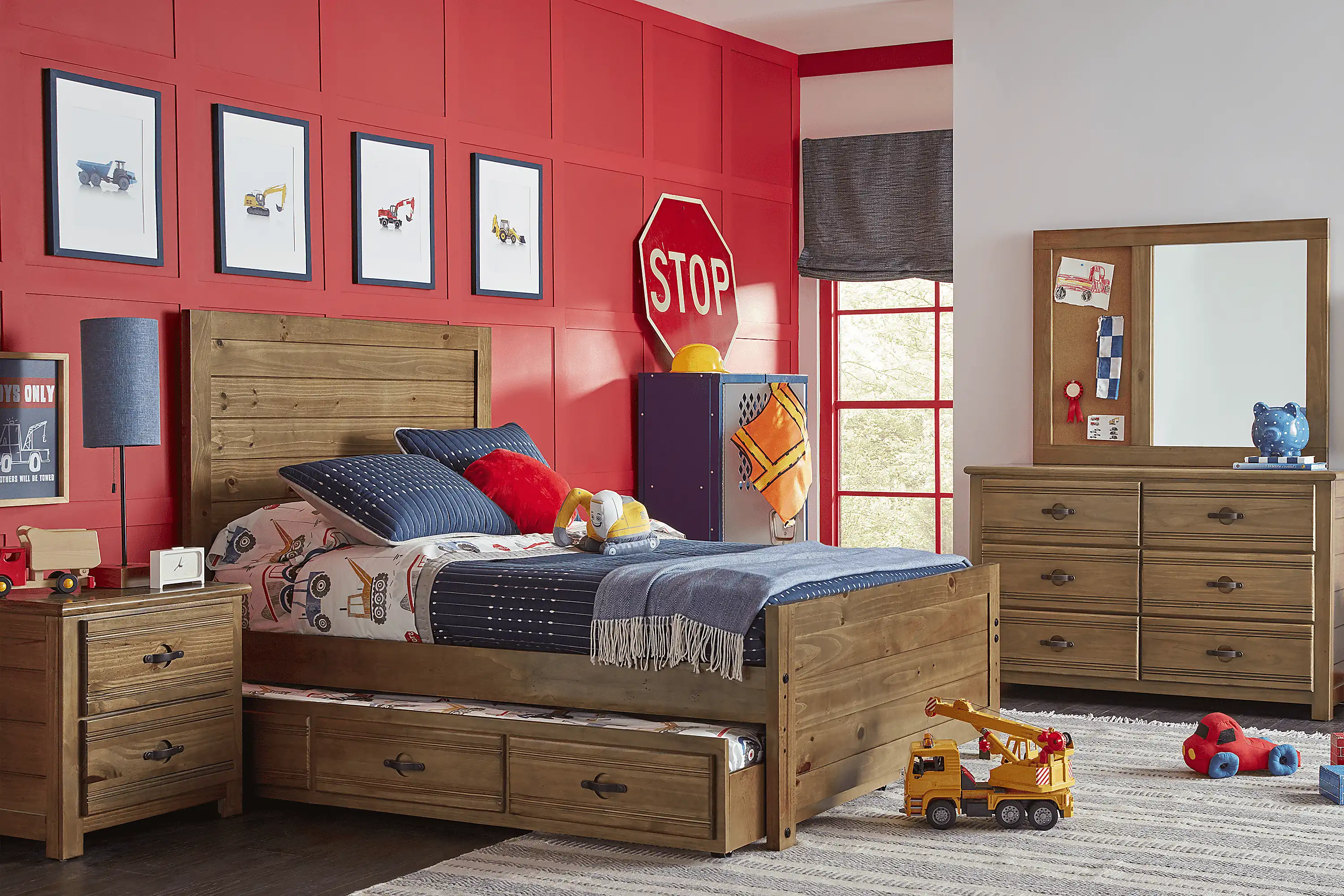 KidsCreekside2.0ChestnutFullPanelBedroom 1 KidsCreekside2.0ChestnutFullPanelBed