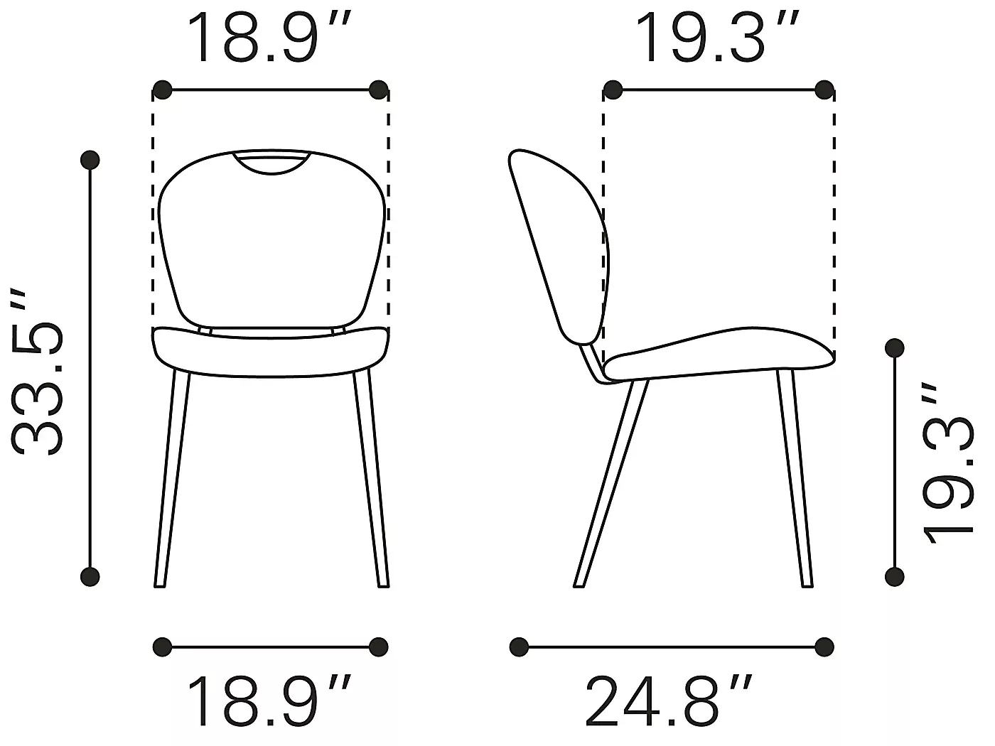 BramertonBrownDiningChair,Setof2 12 BramertonBrownDiningChair,Setof2