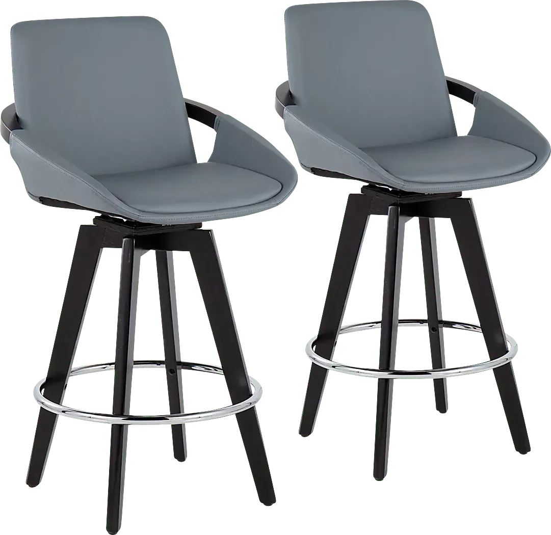 EveranIIGrayCounterHeightStool,Setof2 1 EveranIIGrayCounterHeightStool,Setof2