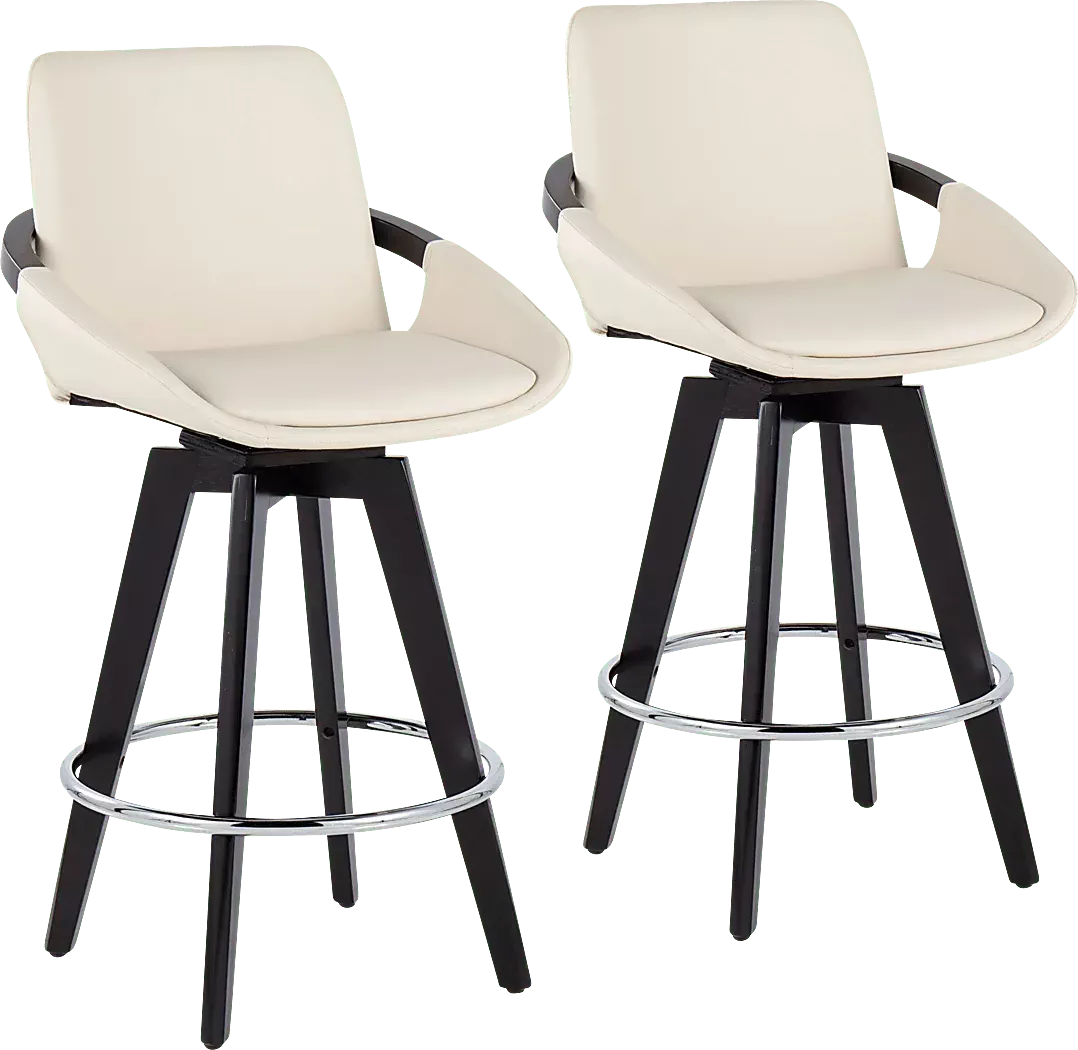 EveranIICreamCounterHeightStool,Setof2 1 EveranIICreamCounterHeightStool,Setof2