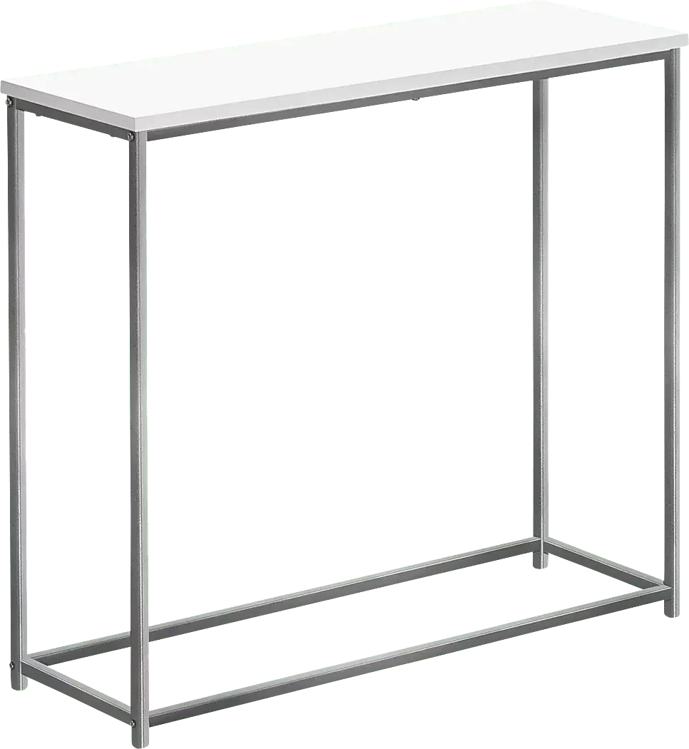 MornayWhiteChromeSofaTable 1 MornayWhiteChromeSofaTable