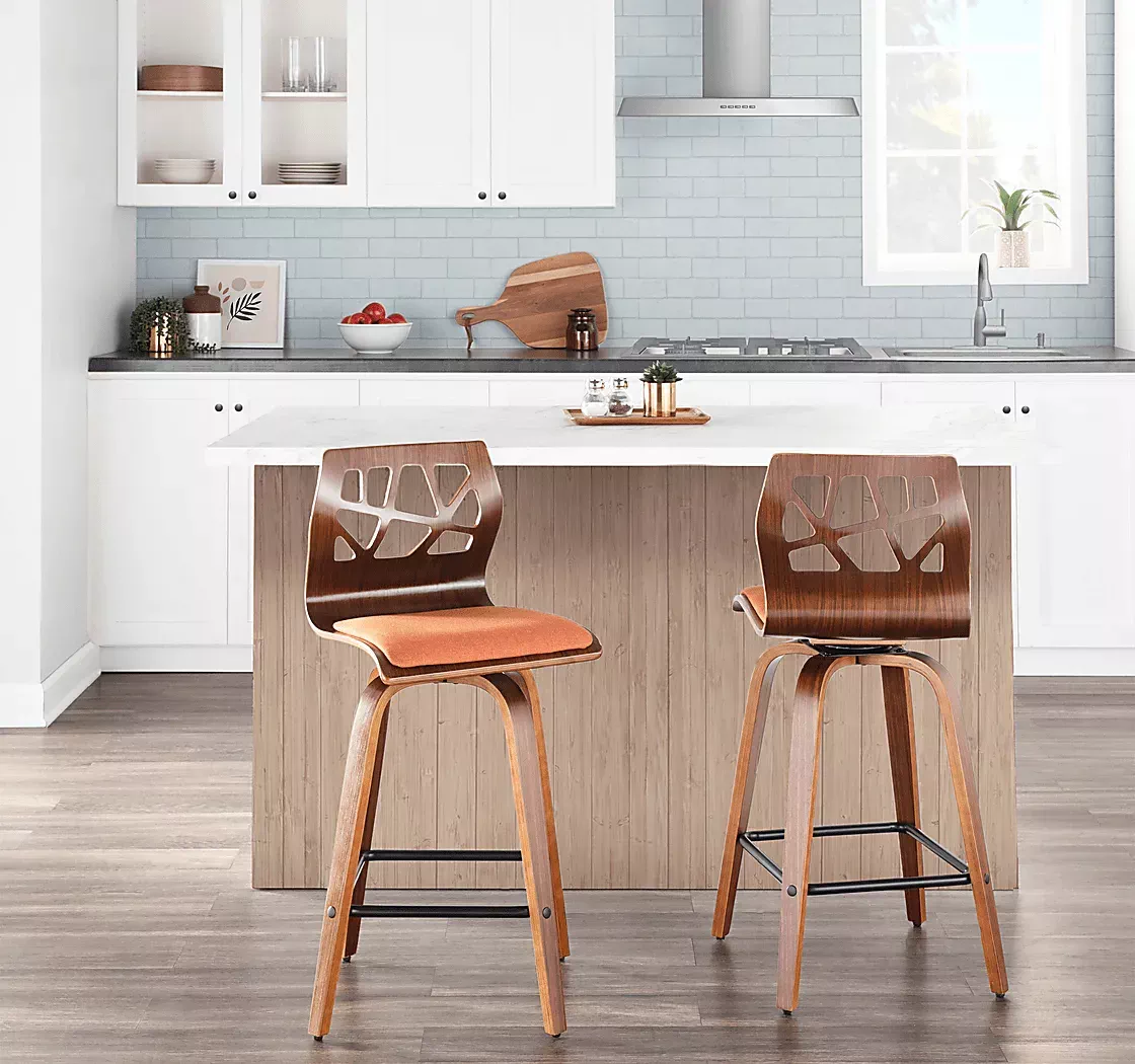 WatsoniaOrangeCounterHeightStool,Setof2 2 WatsoniaOrangeCounterHeightStool,Setof2