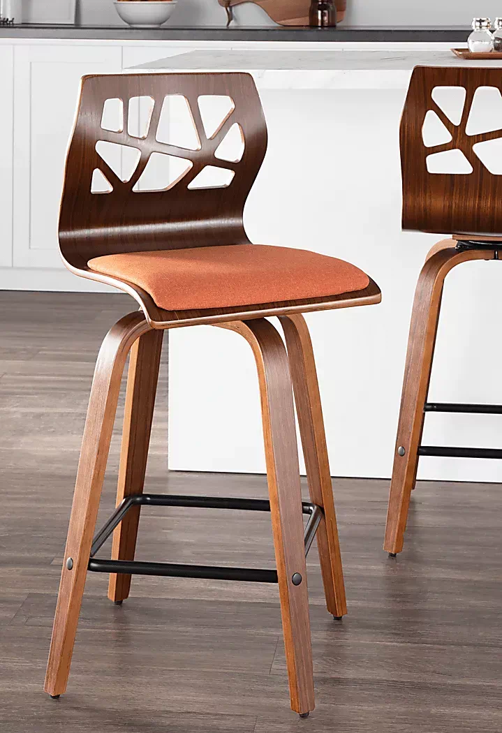 WatsoniaOrangeCounterHeightStool,Setof2 4 WatsoniaOrangeCounterHeightStool,Setof2