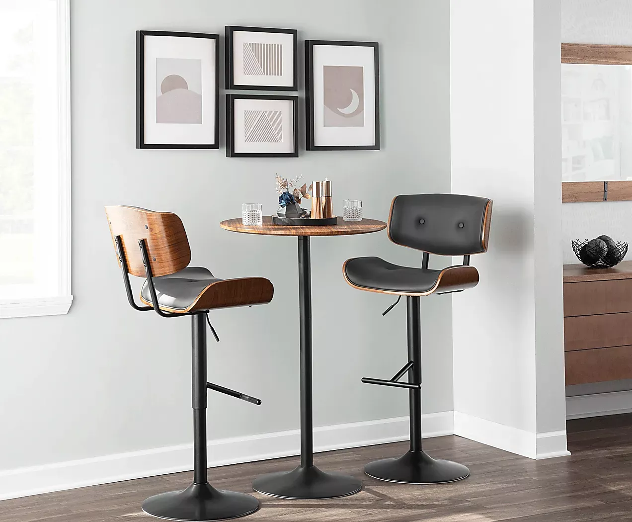 WesthuesGrayAdjustableBarstool,Setof2 2 WesthuesGrayAdjustableBarstool,Setof2