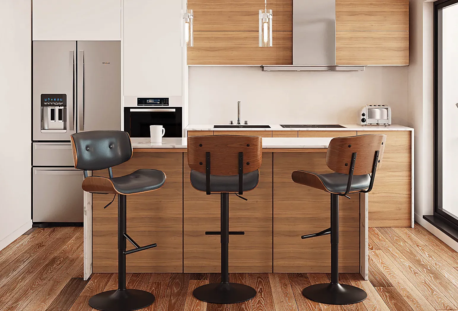 WesthuesGrayAdjustableBarstool,Setof2 7 WesthuesGrayAdjustableBarstool,Setof2