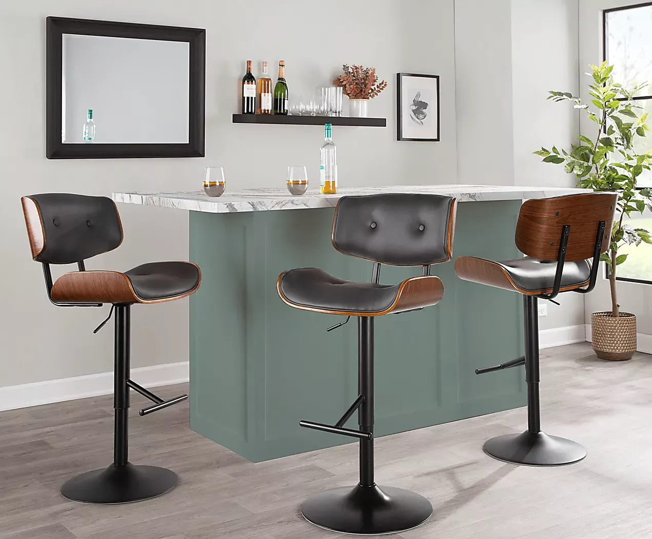 WesthuesGrayAdjustableBarstool,Setof2 8 WesthuesGrayAdjustableBarstool,Setof2