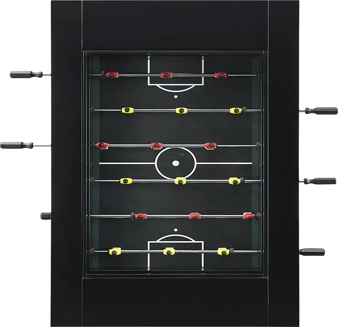 PeekskillBlackFoosballGamingTable 5 PeekskillBlackFoosballGamingTable