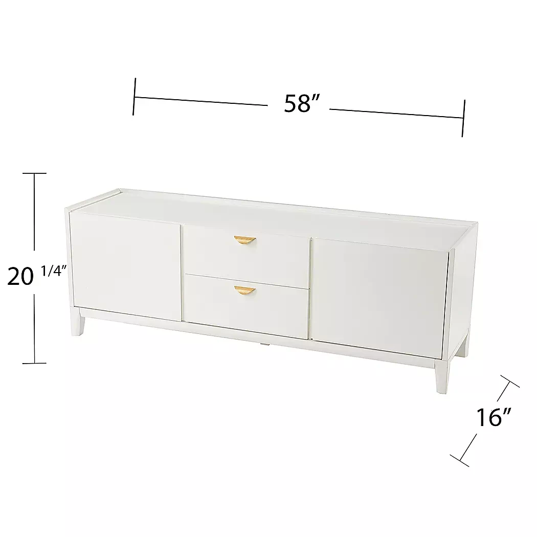 LandaueWhite58in.Console 3 LandaueWhite58in.Console