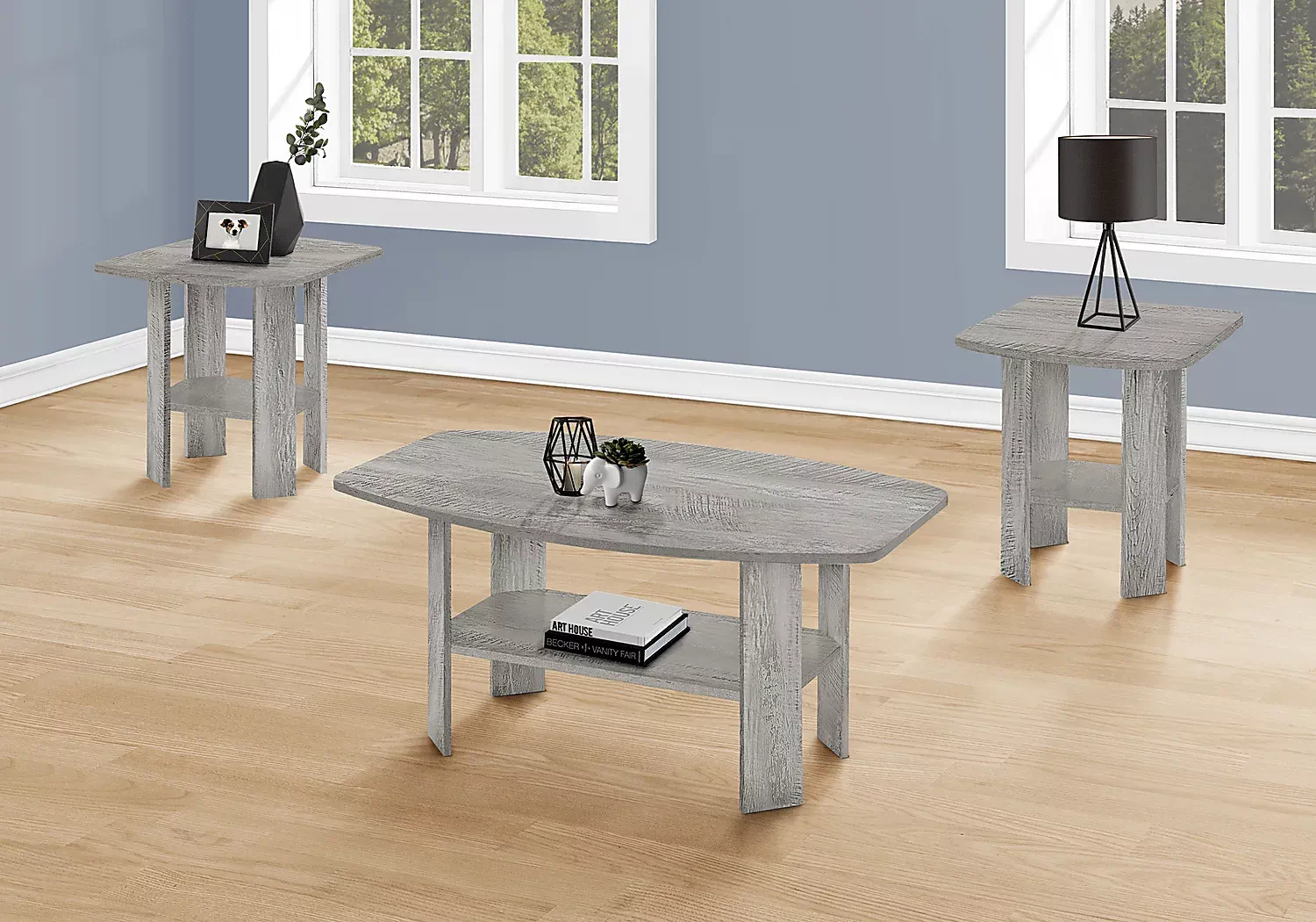 SagamonGray3pcTableSet 2 SagamonGray3pcTableSet