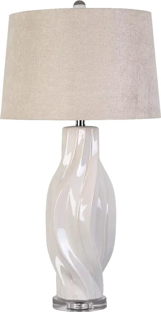 Cambria7PcSleeperLivingRoomSet 11 MonaBoulevardCreamLamp