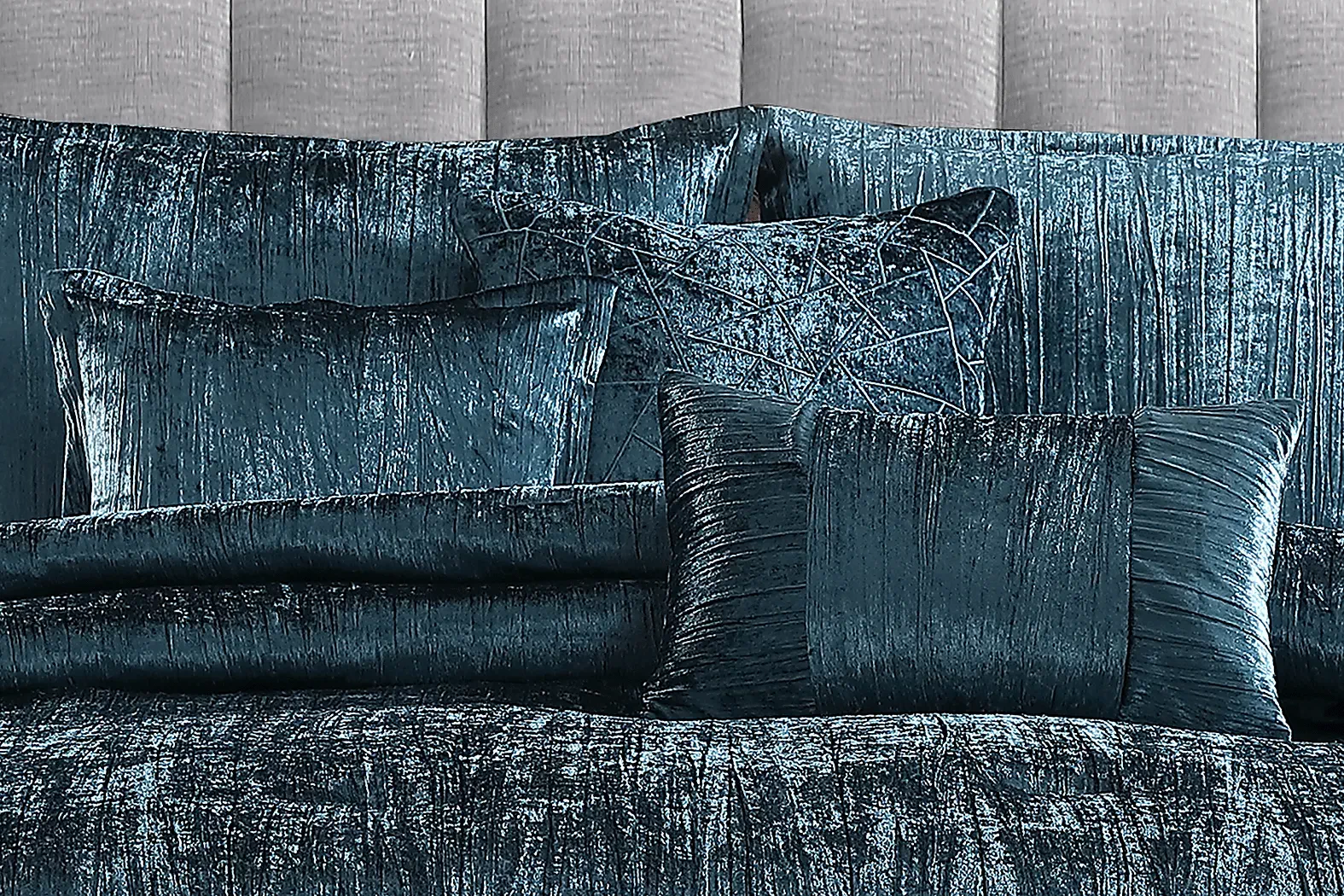 ClifflandBlue7PcQueenComforterSet 4 ClifflandBlue7PcQueenComforterSet